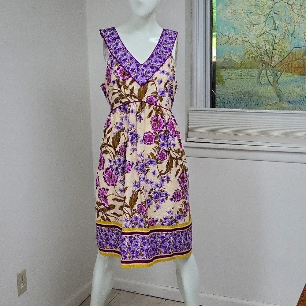 FLORAL MUSE  SUMMER DRESS SIZE 10 COTTAGECORE